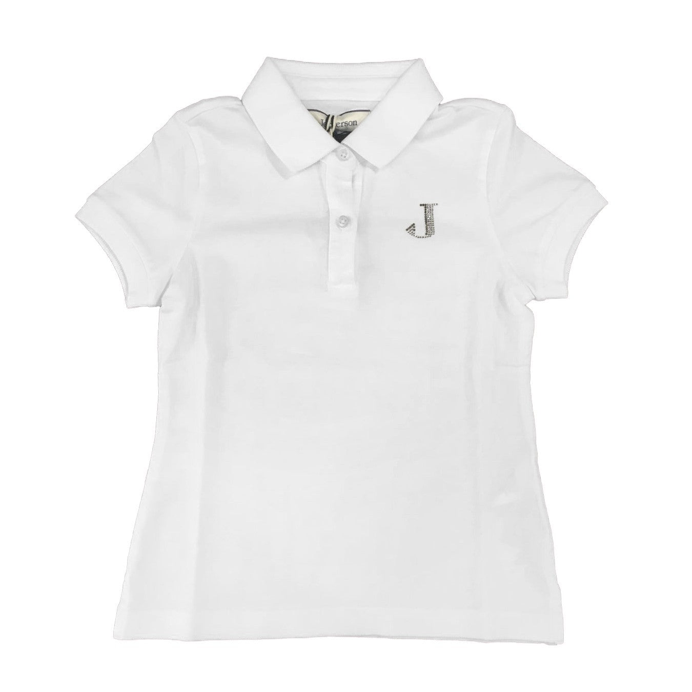 Polo Bambina Bianco Jeckerson 6DMV86 - JECKERSON - LuxuryKids