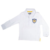 Polo in Caldo Cotone Bianco Bambino Sarabanda R130 - SARABANDA - LuxuryKids