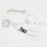 Portaciuccio In Ciniglia Bianco Neonato-a Unisex LA SARTORIA DEI PICCOLI LPO488 - LA SARTORIA DEI PICCOLI - LuxuryKids