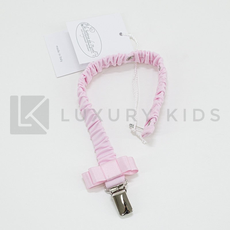 Portaciuccio Rosa Neonata LA SARTORIA DEI PICCOLI LPO756 - LA SARTORIA DEI PICCOLI - LuxuryKids