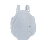 Salopette in Piquet Neonato Bianco Nanan E16418206 - NANAN - LuxuryKids