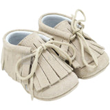 Scarpa da culla Con Frange In camoscio per Neonati Panyno A2520 - PANYNO - LuxuryKids