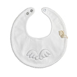Bavetta in Cotone Con Ali per neonati BABY GI AG2 - BABY GI - LuxuryKids