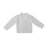 Cardigan Doppio petto in Lana Neonato BUFI B1562G - BUFI - LuxuryKids