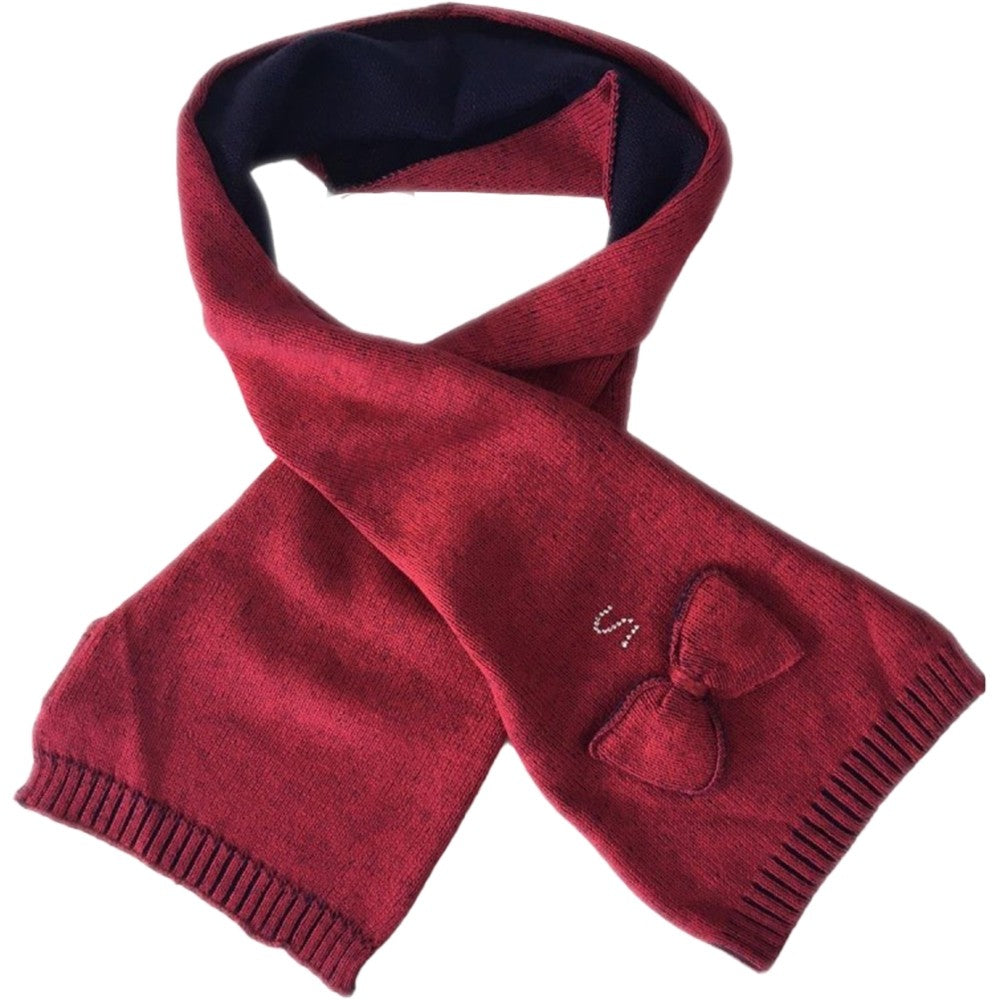 Sciarpa In Misto Lana Fragola Neonata Sarabanda D073 - SARABANDA - LuxuryKids