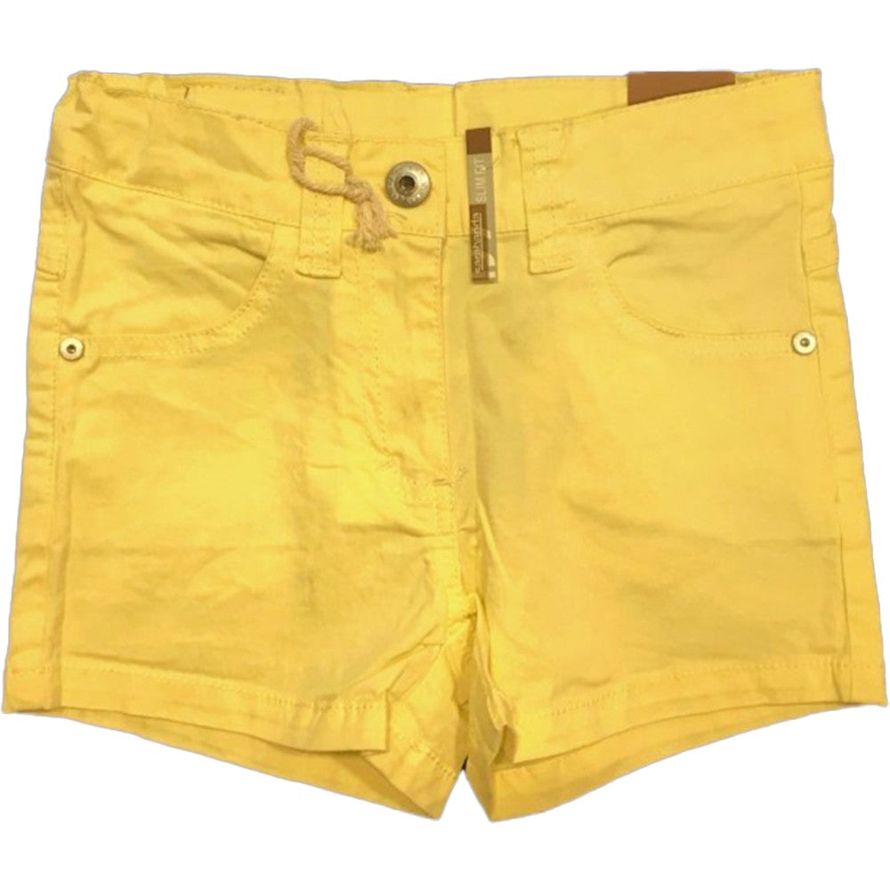 Short in Cotone Bambina Giallo Sarabanda I859 - SARABANDA - LuxuryKids