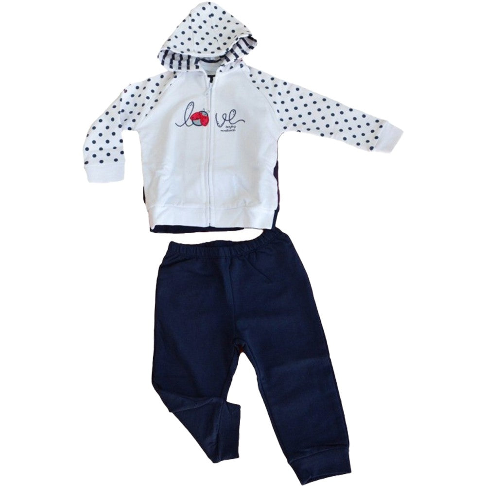 Tuta con Cappuccio Neonata Minibanda Q703 - MINIBANDA - LuxuryKids
