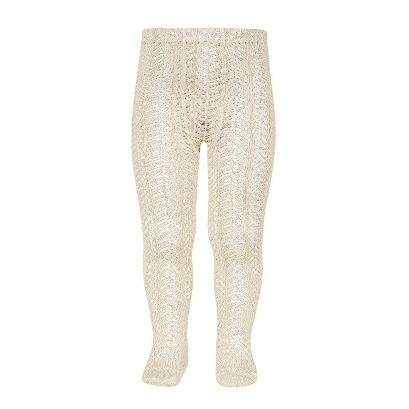 Calza In Filo Di Cotone Traforata Neonati CONDOR 529 - Condor - LuxuryKids