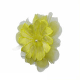 Cerchietto Con Fiore In Raso Giallo Bambina ALICE P. 565 - ALICE P. - LuxuryKids
