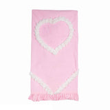 Coperta Imbottita Cotone Rosa E Tulle Ricamato Neonata LA SARTORIA DEI PICCOLI LC904 - LA SARTORIA DEI PICCOLI - LuxuryKids