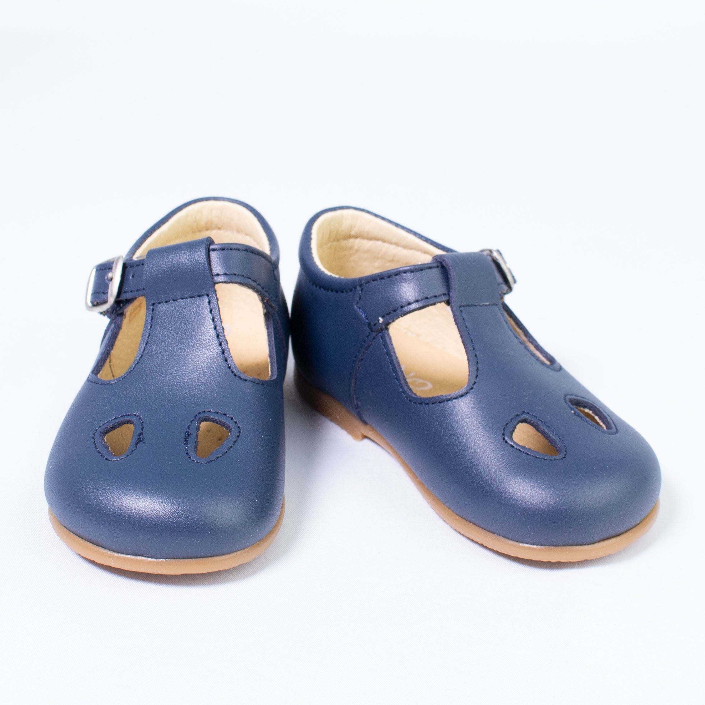 Scarpa In Pelle Modello Con Occhielli E Cinturino Bambino/a RIZITOS B2401 - RIZITOS - Luxury Kids