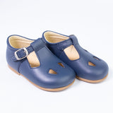 Scarpa In Pelle Modello Con Occhielli E Cinturino Bambino/a RIZITOS B2401 - RIZITOS - Luxury Kids