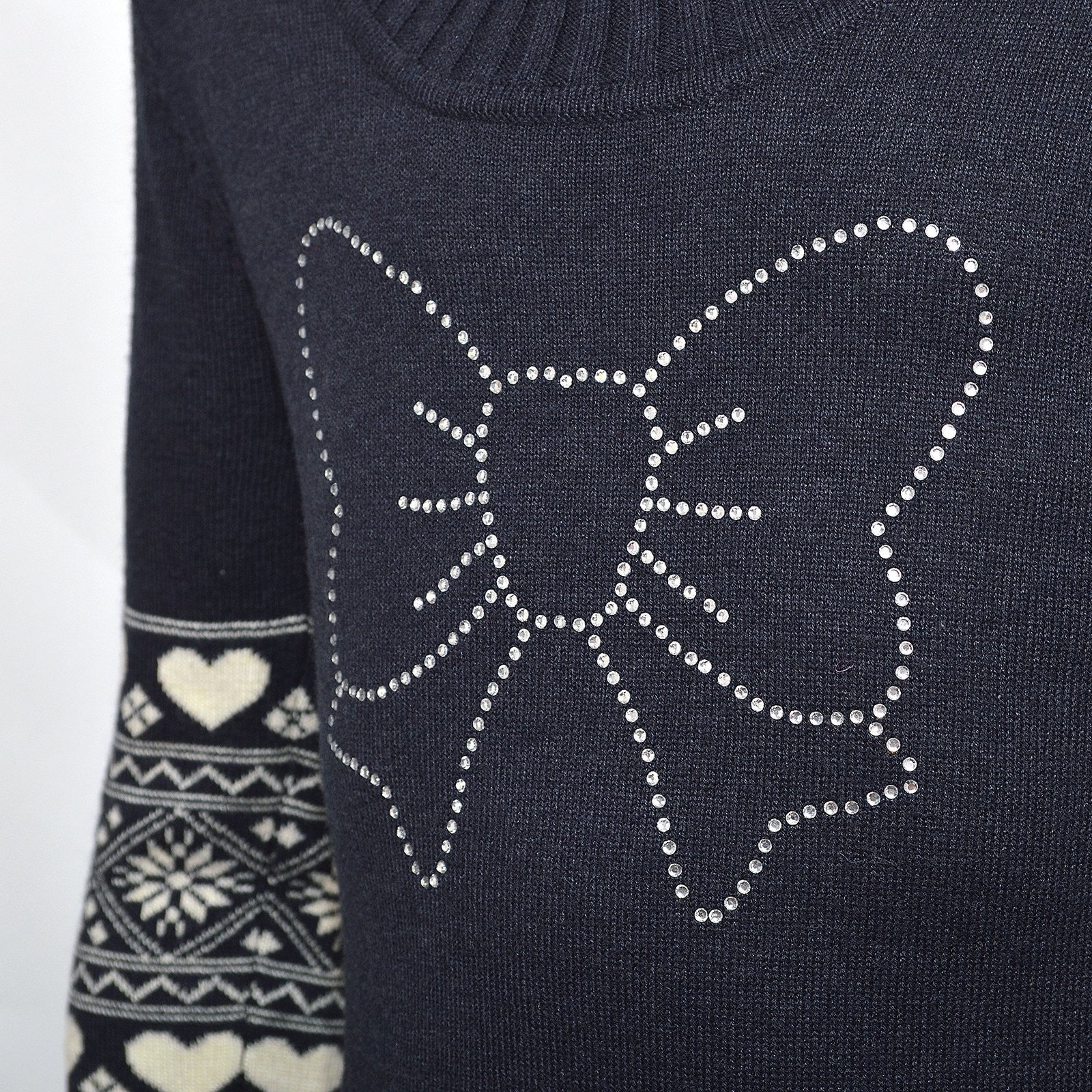 Abito in Lana Collo Alto Bambina Blu Fix Design FX0000 - FIX DESIGN - LuxuryKids