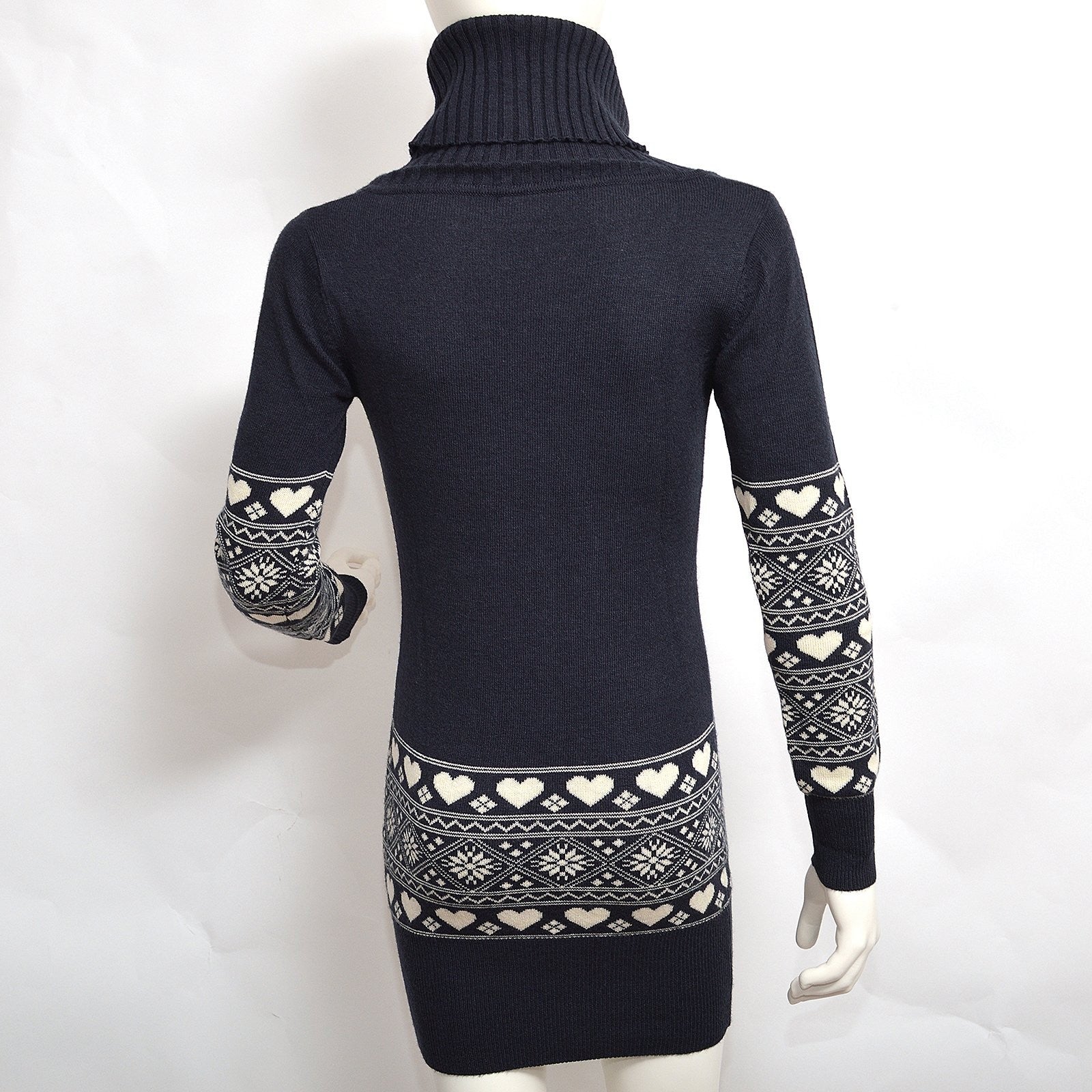 Abito in Lana Collo Alto Bambina Blu Fix Design FX0000 - FIX DESIGN - LuxuryKids