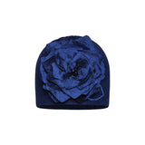 Cappello In Filo Di Cotone Con Fiore In Taffetta' Neonata BARBARAS NB16 - BARBARAS - LuxuryKids