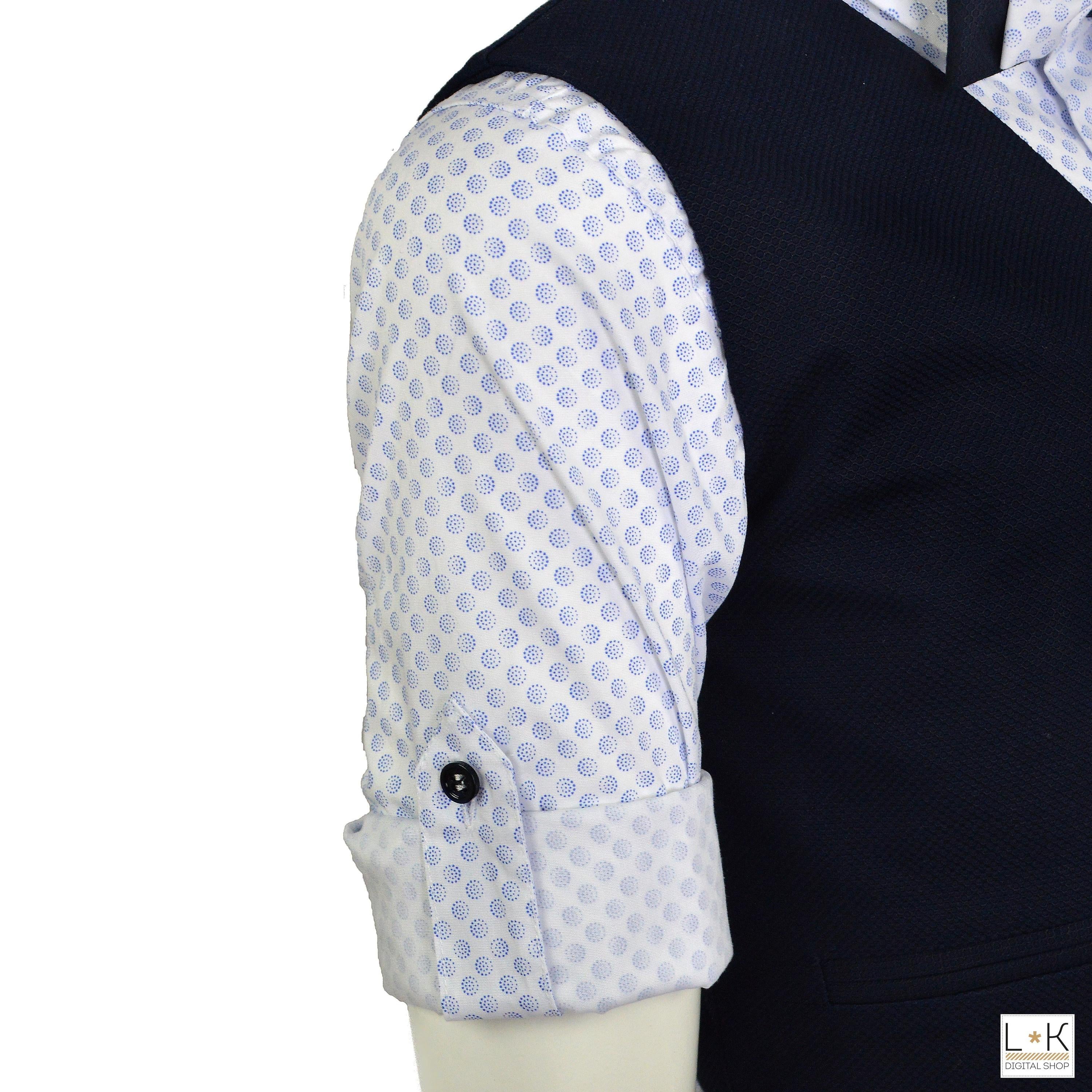 Completo 4 Pezzi Elegante Bambino Blu Bufi M10065Y - BUFI - LuxuryKids