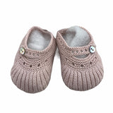 Scarpe Da Culla In Filo Di Cotone Traforate Neonata GRANLEI 557 - GRANLEI - LuxuryKids