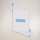 Coperta Imbottita In Cotone Bianca E Celeste Neonato LA SARTORIA DEI PICCOLI LC908 - LA SARTORIA DEI PICCOLI - LuxuryKids