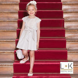Abito Elegante Trapuntato Grigio Bambina Patachou 2233869 - PATACHOU - LuxuryKids