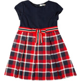 Abito mezza manica Scozzese Bambina Dr KID 415 - DR.KID - LuxuryKids