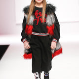 FELPA CHIUSA CALDO COTONE RAGAZZA FUN&FUN FNJST9722-02 - FUN&FUN - LuxuryKids