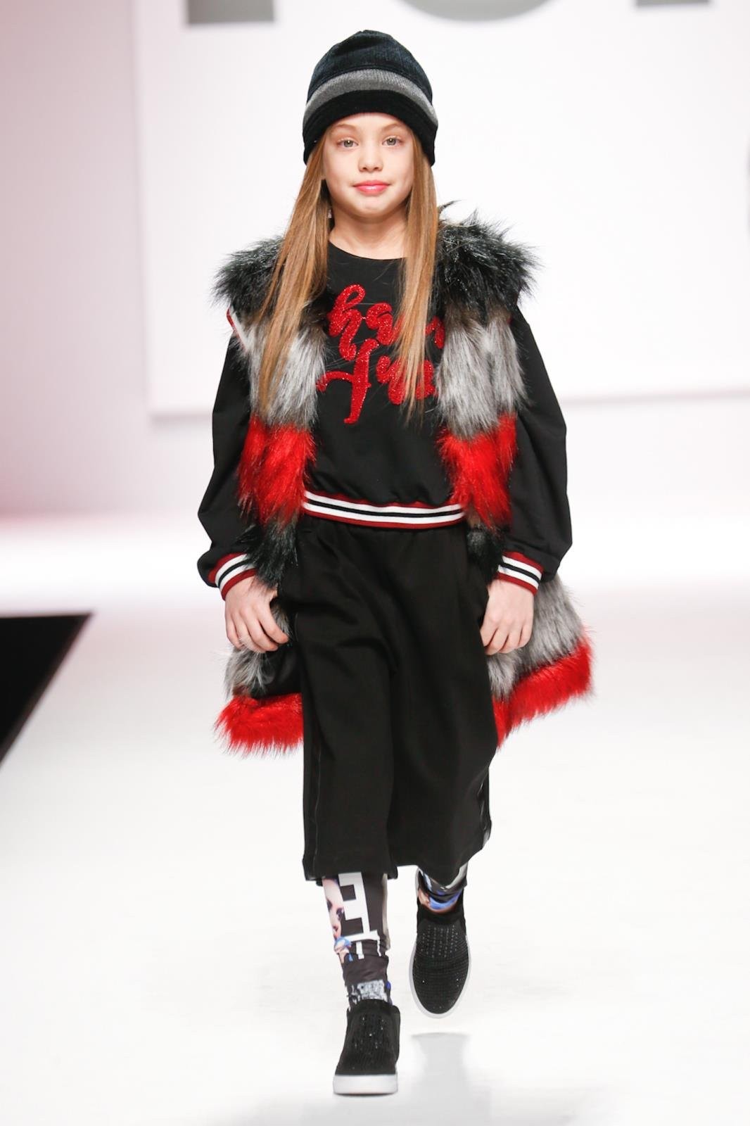 FELPA CHIUSA CALDO COTONE RAGAZZA FUN&FUN FNJST9722-02 - FUN&FUN - LuxuryKids