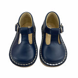 Scarpe Primi Passi Con Cinturino In Pelle Blu Neonato PANYNO B2624 - PANYNO - LuxuryKids