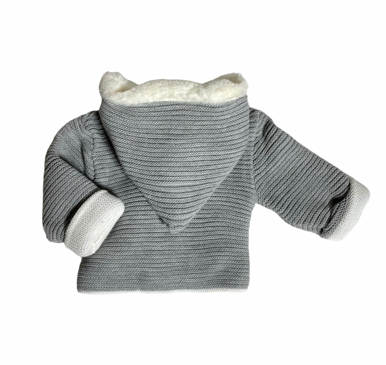 Cappottino in Caldo Cotone con Cappuccio in Ecopelliccia Neonato BABY FASHION 55011 - Baby Fashion - LuxuryKids