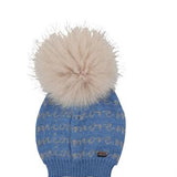 Cappello In Pura Lana 100% Con Pom Pon In Volpe Neonato-a Tema Amore MioNINNAOH I21294 - NINNAOH - LuxuryKids
