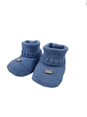 Babbucce In Pura Lana 100% Certificata Avion Neonato Tema Amore MioNINNAOH I21293 - NINNAOH - LuxuryKids