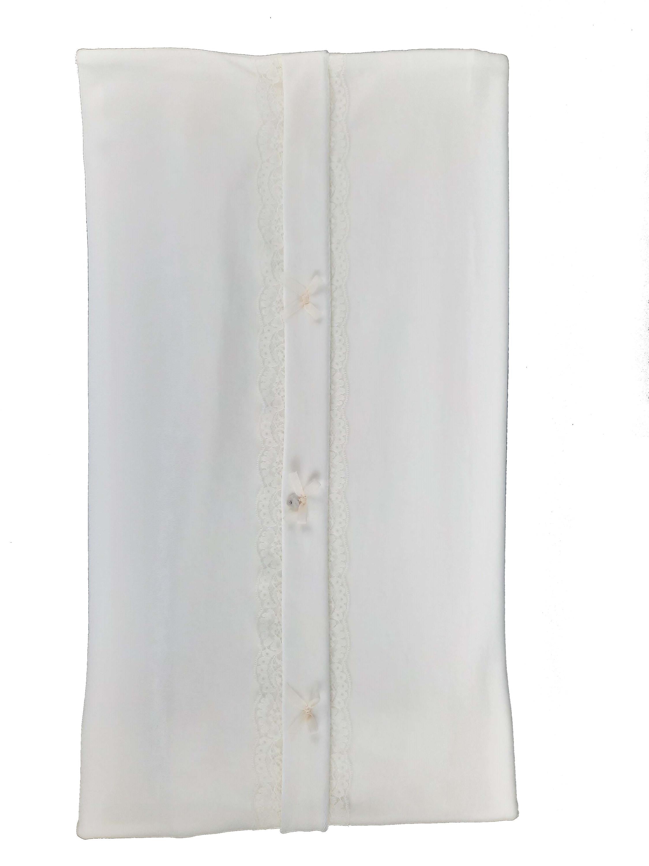 Coperta Scialle In Ciniglia Con Pizzo Neonata-o NINNAOH I21COP21 - NINNAOH - LuxuryKids