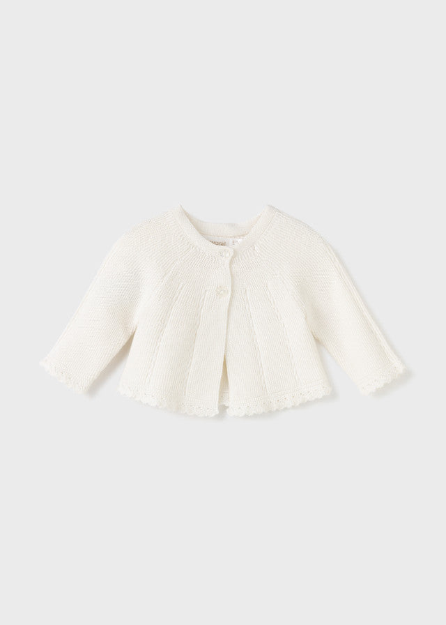 Cardigan Tricot In Caldo Cotone Neonata MAYORAL 2368 - MAYORAL - LuxuryKids