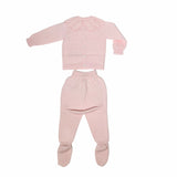 Tutina Spezzata con Ghettina e Maglia in 100% Lana Neonata Wedoble I2110301I - WEDOBLE - LuxuryKids