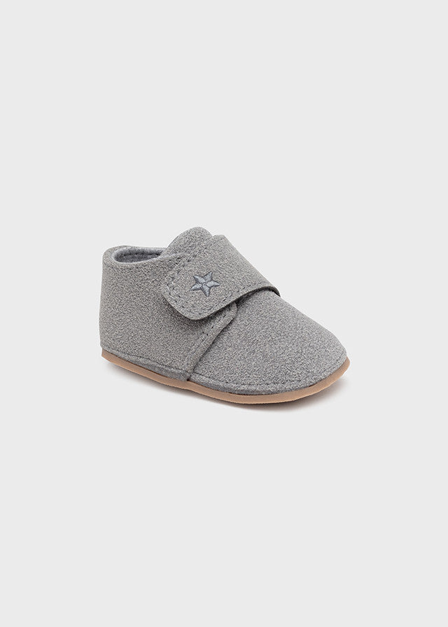 Scarpe da Culla Eleganti Neonato Grigio Mayoral 9446 - MAYORAL - LuxuryKids