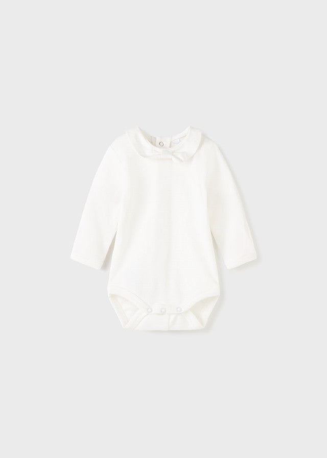 Body Manica Lunga In Caldo Cotone Neonata Mayoral 2705 - MAYORAL - LuxuryKids