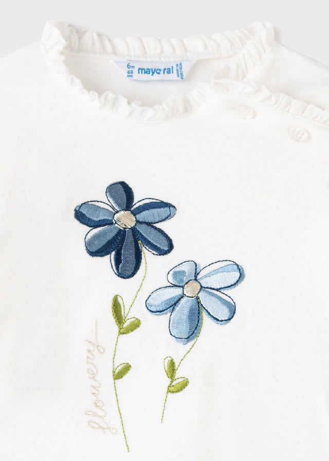 Completo 2 Pezzi con Gonna a Quadri In Caldo Cotone Neonata Mayoral 2930 - MAYORAL - LuxuryKids