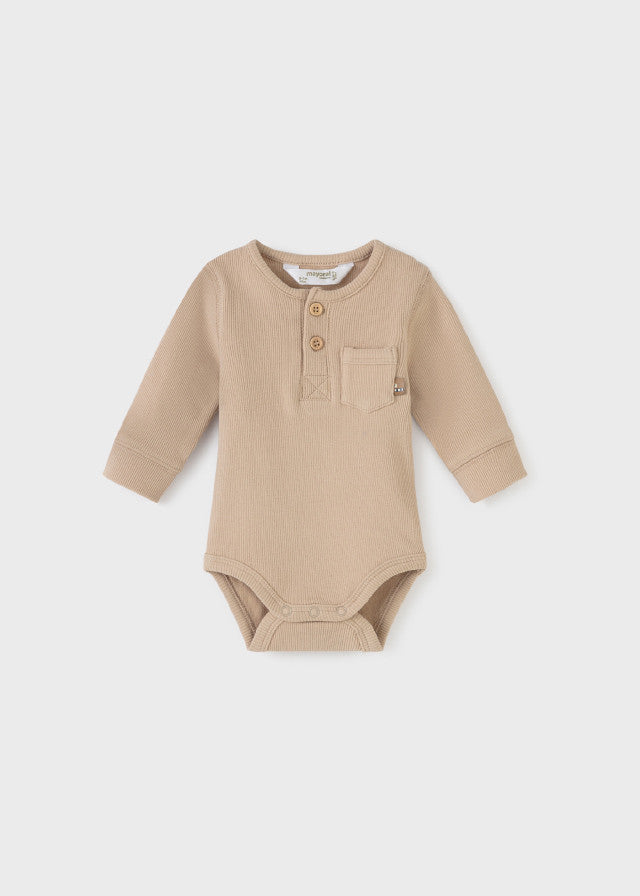 Body Costine Manica Lunga In Caldo Cotone Neonato Mayoral 2710 - MAYORAL - LuxuryKids