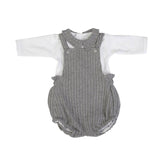 Pagliaccetto con Body in Misto Lana Neonato Fs baby 15040 - FS BABY - LuxuryKids