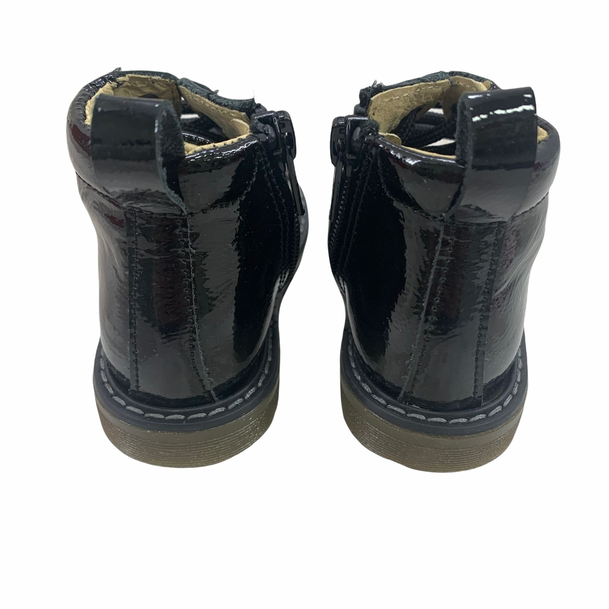 Scarpe Primi Passi Anfibi Bambina-o Vernice Rizitos B2741 - RIZITOS - LuxuryKids