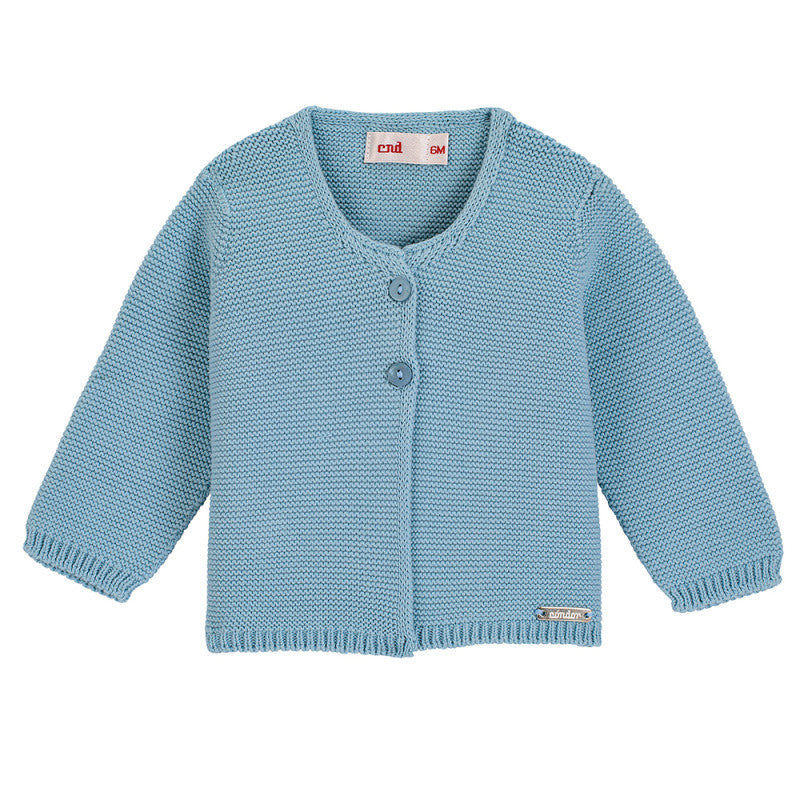 Cardigan In Caldo Cotone A Punto Legaccio Neonato-a Condor 55511 - Condor - LuxuryKids