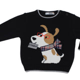 Maglioncino in Misto Lana Blu Neonato Dr.Kid DK512 - DR.KID - LuxuryKids