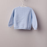 Cardigan in 100% Lana Neonato Wedoble I2102308A - WEDOBLE - LuxuryKids