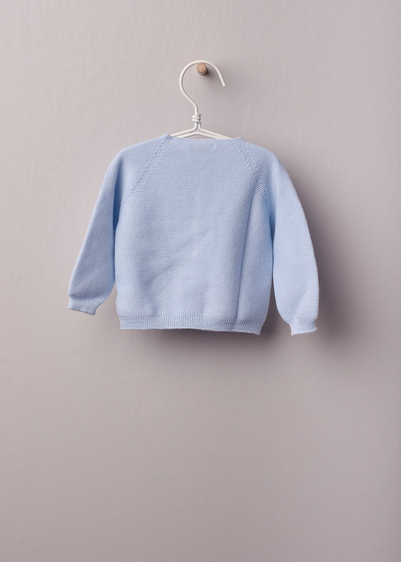 Cardigan in 100% Lana Neonato Wedoble I2102308A - WEDOBLE - LuxuryKids