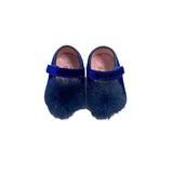 Scarpe Da Culla In Velluto Ballerina Con Pon Pon Neonata Indice 1713 - INDICE - LuxuryKids