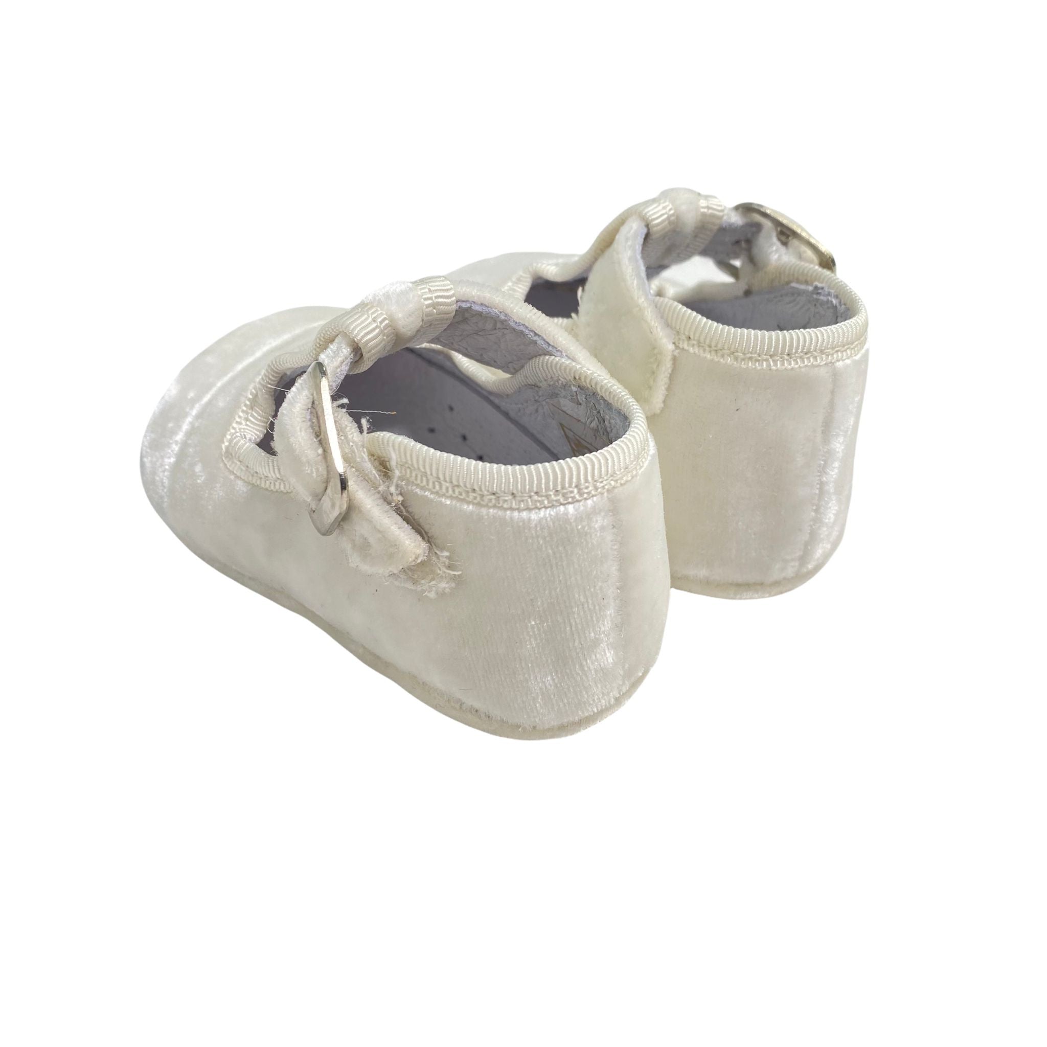 Scarpa Da Culla Con Cinturino In Velluto Neonato Indice 323 - INDICE - LuxuryKids