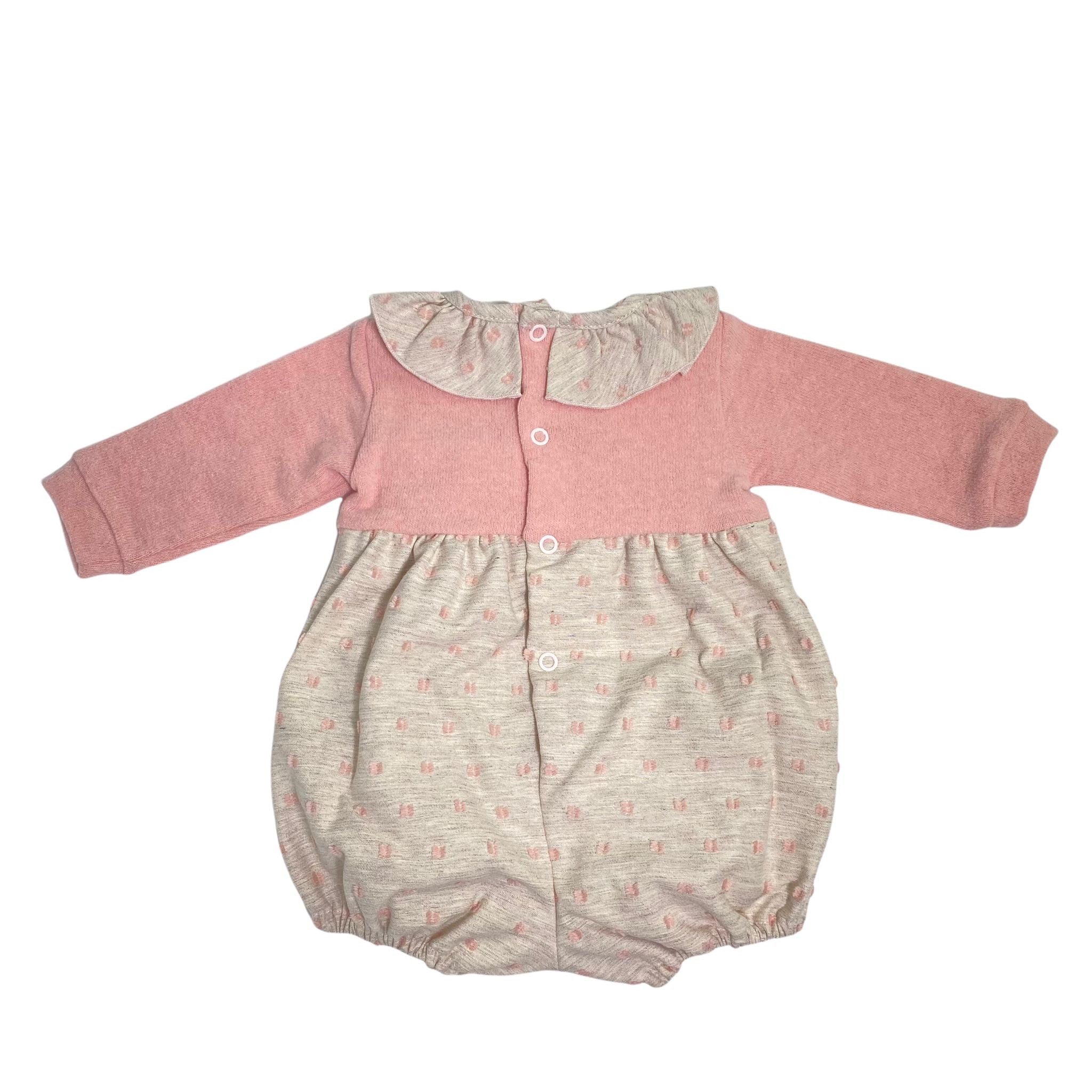 Pagliaccetto Con Maglia In Lana Neonata Teto e Tatta PA1300 - TETO E TATTA - LuxuryKids
