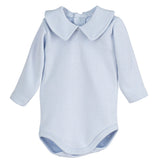Body Manica Lunga con Collo Camicia In Caldo Cotone Neonato Calamaro 19090BO - CALAMARO - LuxuryKids