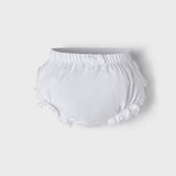 Culotte In Cotone Con Rouches Sul Retro Neonata MAYORAL 9464 - MAYORAL - LuxuryKids