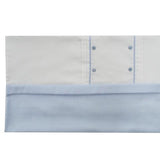 Coperta Imbottita Sfoderabile In Cotone Bianca E Celeste Neonato NINNAOH E22COP211I - NINNAOH - LuxuryKids