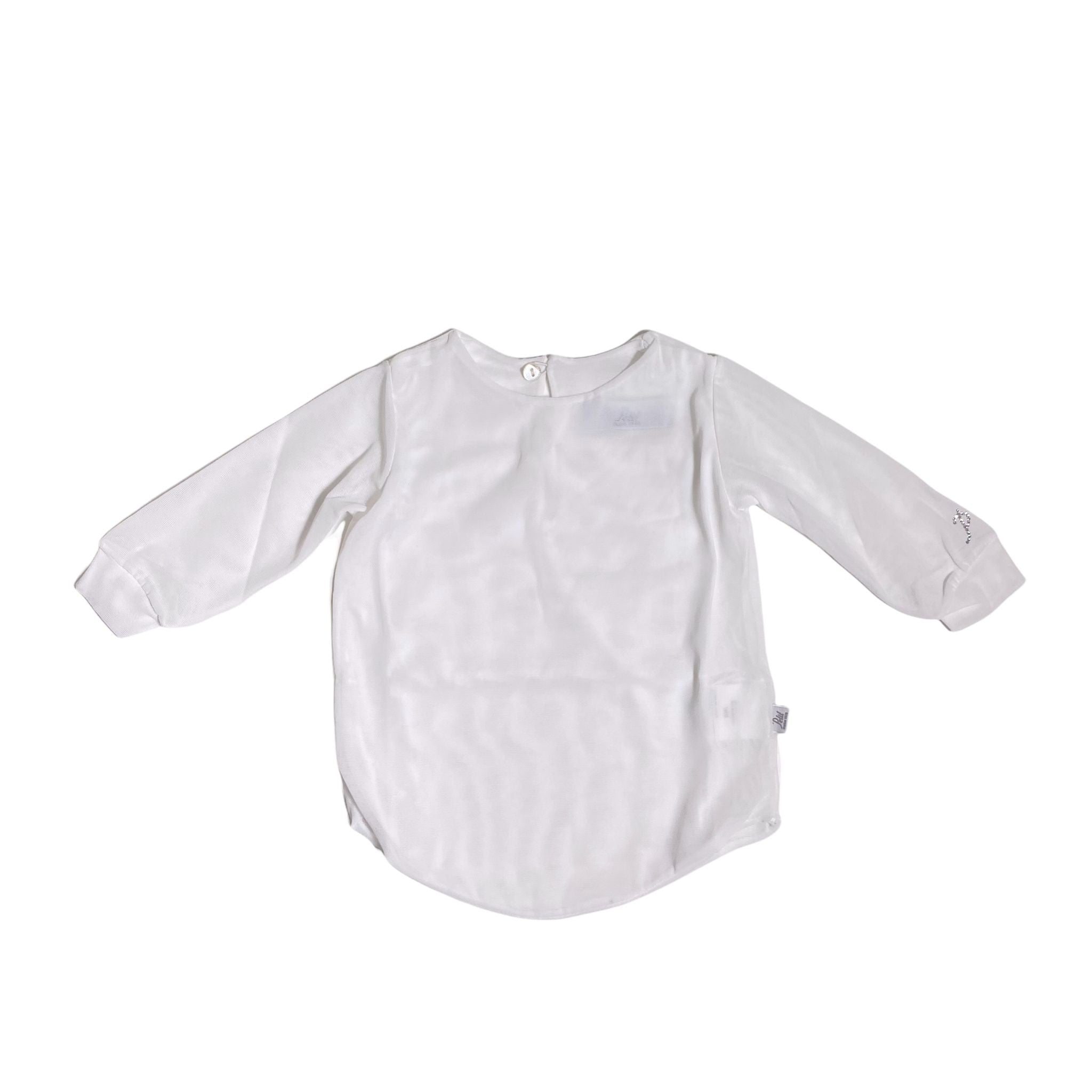 Maglia Girocollo Maniche Lunghe In Tulle Neonata PETIT 4315361 - PETIT - LuxuryKids